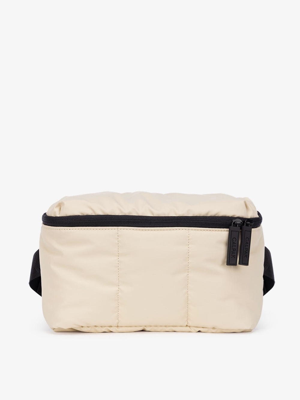 Calpak Luka Belt Bag in Oatmeal with Black Accents